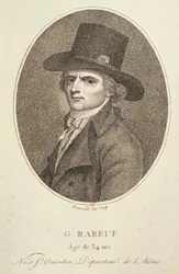 Medallion Portrait of Francois Noel known as Gracchus Babeuf, 1794